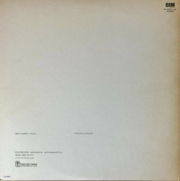 Keith Jarrett, Keith Jarrett – The Köln Concert = ケルン・コンサート (E/VG) – 2xLP, JP 1975, No OBI - Image 4