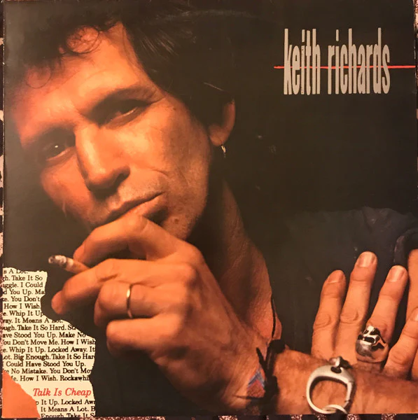 Keith Richards – Talk Is Cheap (VG+/VG+) – LP, Australasia 1988