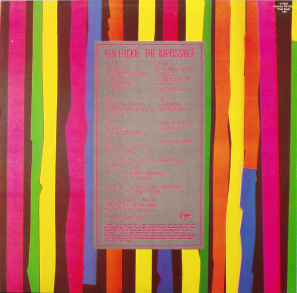 Ken Lockie – The Impossible (E/VG+) – LP, AU 1981 - Image 2