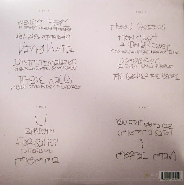 Kendrick Lamar – To Pimp A Butterfly (VG+/VG+) – 2xLP, EU 2018 - Image 4