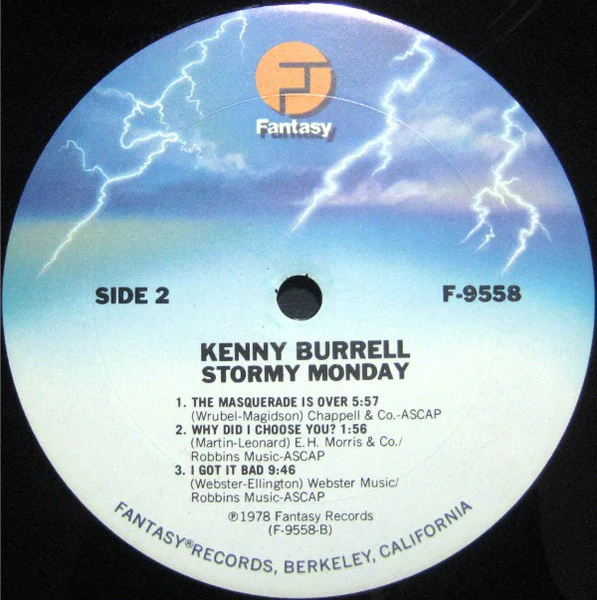 Kenny Burrell – Stormy Monday (VG+/VG+) – LP, US 1978 - Image 4