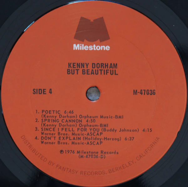 Kenny Dorham – But Beautiful (E/VG+) – 2xLP, US 1976 - Image 8