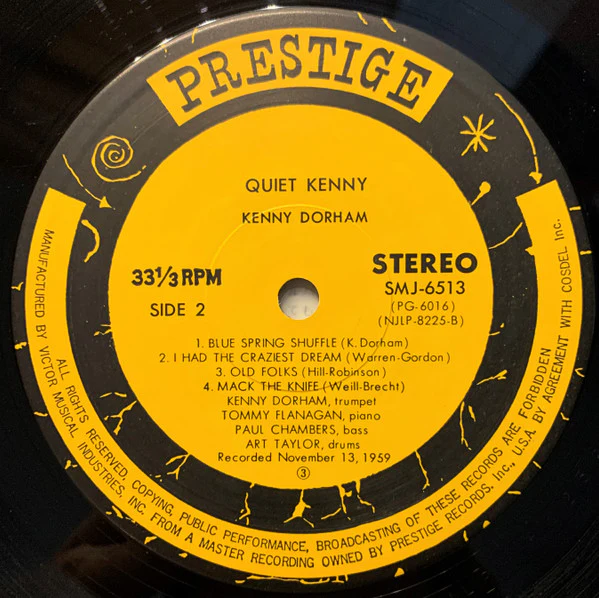 Kenny Dorham – Quiet Kenny (VG+/E) – LP, JP 1976, No OBI - Image 4
