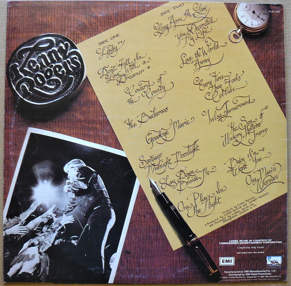 Kenny Rogers – The Best Of Kenny Rogers Vol. 2 (VG/VG+) – LP, AU 1980 - Image 2