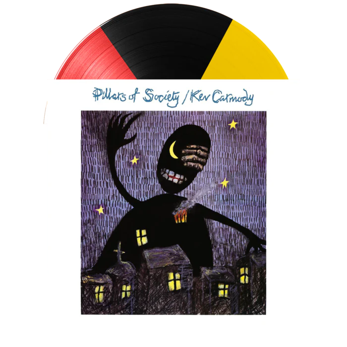 Kev Carmody – Pillars of Society (Red / Black / Yellow vinyl) - Image 2