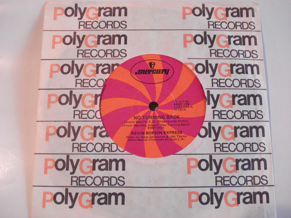 Kevin Borich Express – No Turning Back (E/Generic) – 7", AU 1978