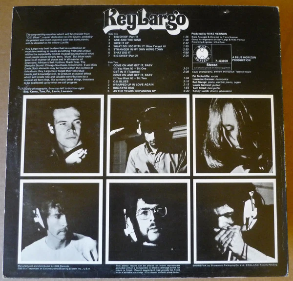 Key Largo – Key Largo (VG+/G) – LP, UK 1970 - Image 2