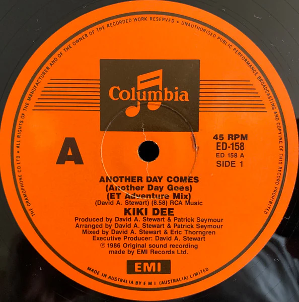 Kiki Dee – Another Day Comes (Another Day Goes) (E/VG+) – 12", AU 1986 - Image 3
