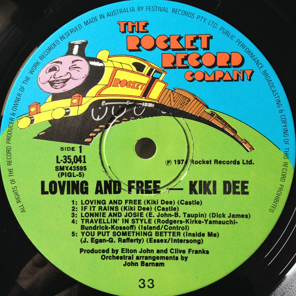 Kiki Dee – Loving And Free (VG+/VG) – LP, AU 1974 - Image 3