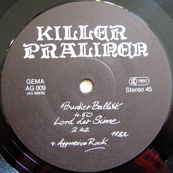 Killer Pralinen – Killer Pralinen (VG+/VG) – LP, DE 1982 - Image 4