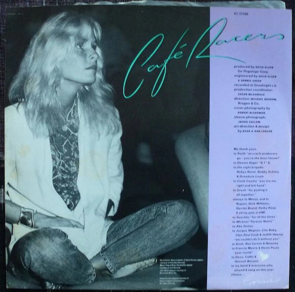 Kim Carnes – Café Racers (E/VG+) – LP, AU 1983 - Image 3