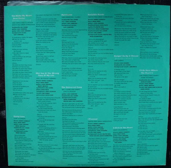 Kim Carnes – Café Racers (E/VG+) – LP, AU 1983 - Image 4