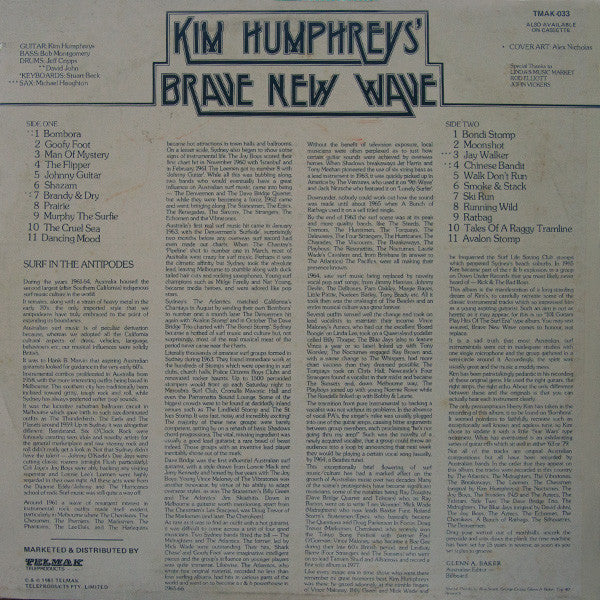 Kim Humphreys – Brave New Wave (VG+/VG) – LP, AU 1979 - Image 2