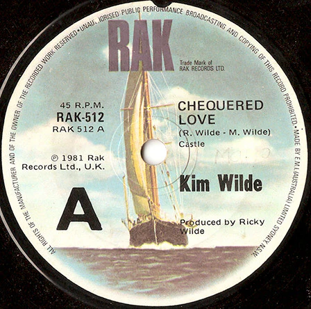 Kim Wilde – Chequered Love (VG+/Generic) – 7", AU 1981