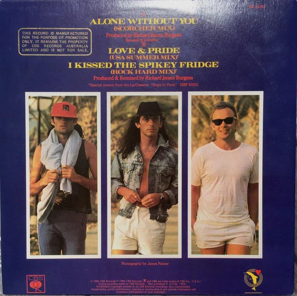 King – Alone Without You (E/E) – 12", AU 1985 - Image 2