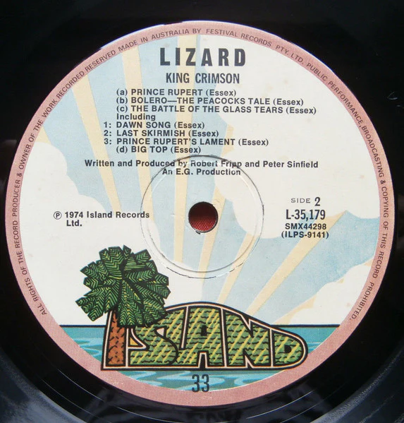 King Crimson – Lizard (VG+/VG+) – LP, AU 1974 - Image 5