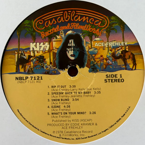 Kiss, Ace Frehley – Ace Frehley (VG/VG+) – LP, US 1978 - Image 4