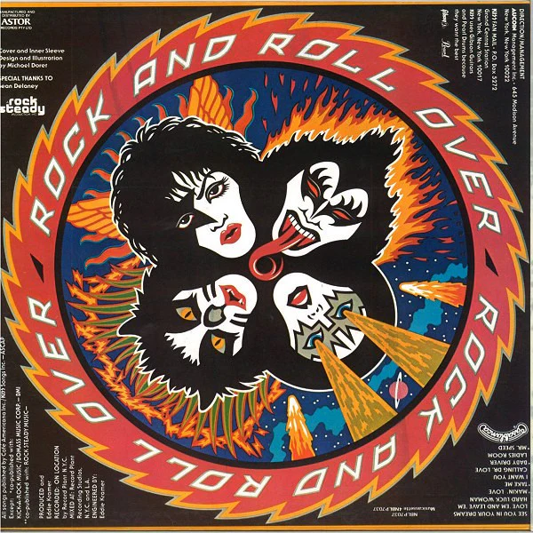 Kiss – Rock And Roll Over (VG+/E) – LP, AU 1976 - Image 2