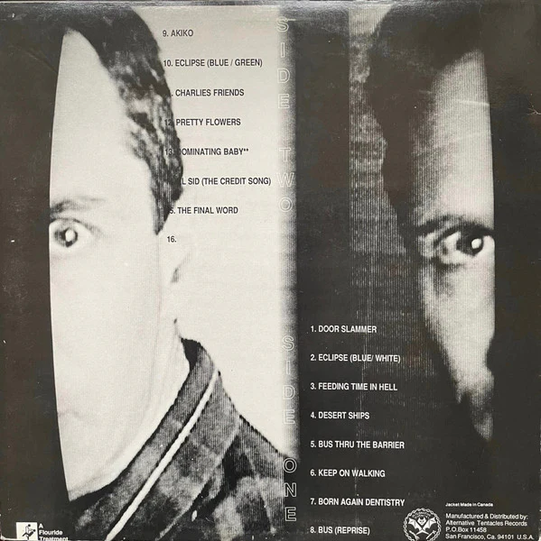 Klaus Flouride – Because I Say So (VG/VG+) – LP, US 1988 - Image 2