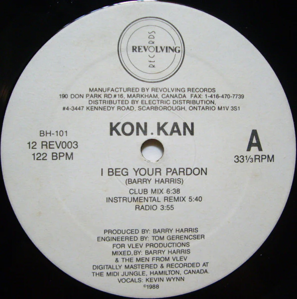 Kon Kan – I Beg Your Pardon (VG/Generic) – 12", CA 1988 - Image 3