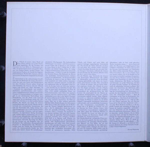 Konrad Ragossnig – Musik Für Laute, III. Spanien (E/VG+) – LP, DE 1975 - Image 2