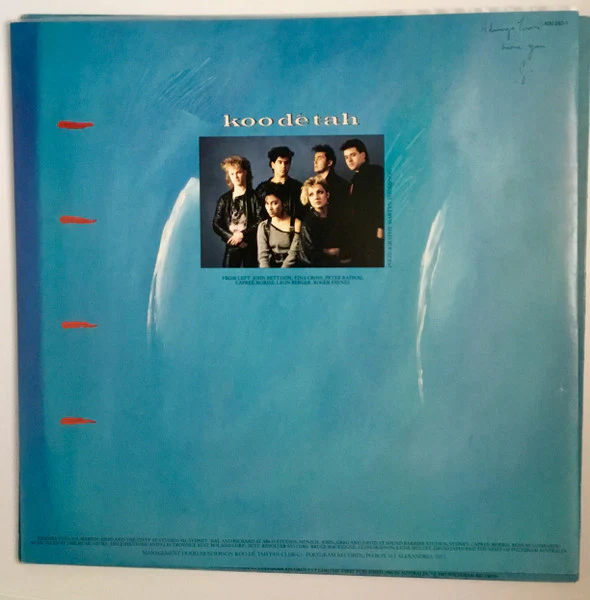 Koo Dé Tah – Koo Dé Tah (VG+/VG) – LP, AU 1986 - Image 5