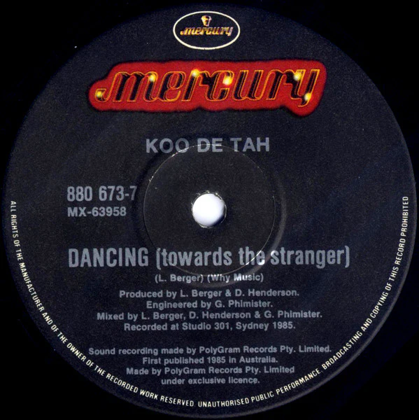 Koo Dé Tah – Too Young For Promises (VG+/VG+) – 7", AU 1985 - Image 3