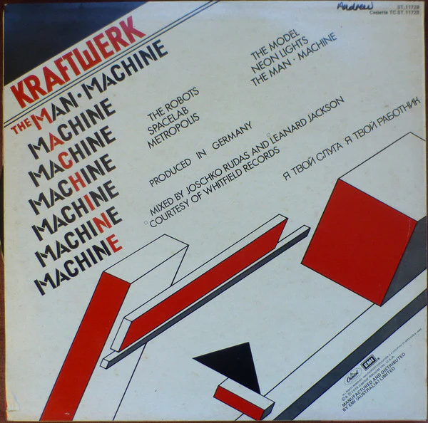 Kraftwerk – The Man Machine (VG+/VG+) – LP, AU 1978 - Image 2