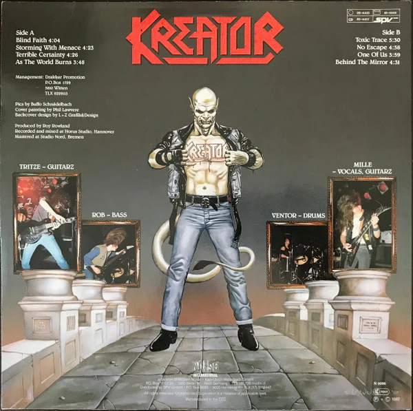 Kreator – Terrible Certainty (VG/VG+) – LP, DE 1988 - Image 2