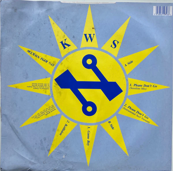 K.W.S. – Please Don't Go (VG+/VG) – 12", UK 1992 - Image 2