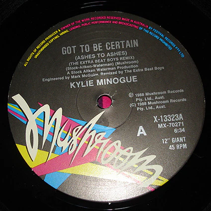 Kylie Minogue – Got To Be Certain (VG/VG+) – 12", AU 1988 - Image 4