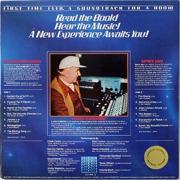 L. Ron Hubbard – Space Jazz (VG+/VG+) – LP, US 1982 - Image 3