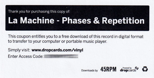 La Machine – Phases & Repetition (VG+/VG+) – LP, US 2013 - Image 9