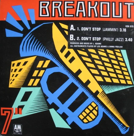 L.A. Mix – Don't Stop (Jammin') (VG+/VG+) – 7", UK 1987 - Image 2
