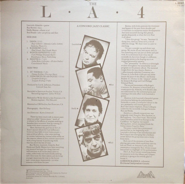 LA4 – The L.A.4 (VG+/VG+) – LP, AU 1977 - Image 2