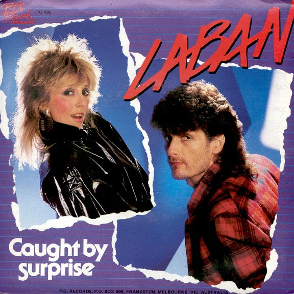 Laban – Caught By Surprise (E/VG+) – 7", AU 1985