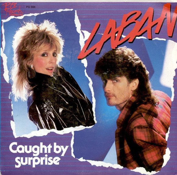 Laban – Caught By Surprise (E/VG+) – 7", AU 1985 - Image 2
