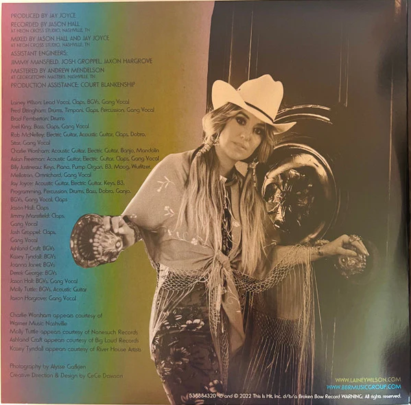 Lainey Wilson – Bell Bottom Country (VG+/E) – 2xLP, US 2022 - Image 2