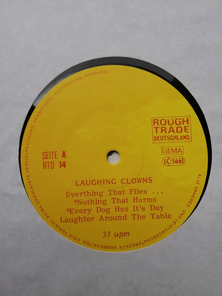 Laughing Clowns – Everything That Flies (VG+/VG+) – LP, DE 1983 - Image 3