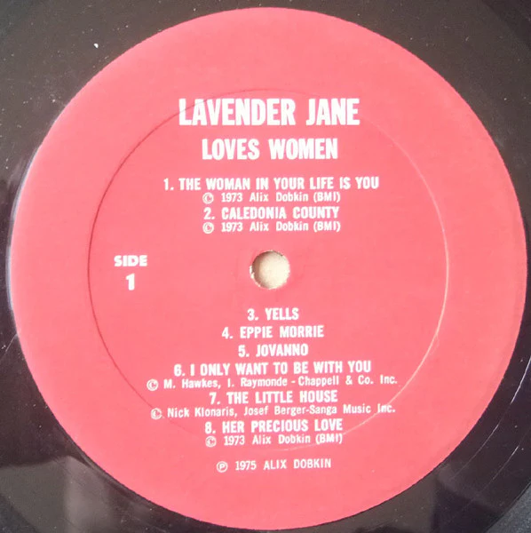 Lavender Jane – Lavender Jane Loves Women (VG+/VG+) – LP, US 1975 - Image 3