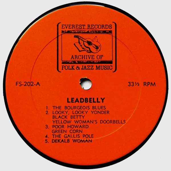 Leadbelly – Leadbelly (VG/VG) – LP, US 1974 - Image 4