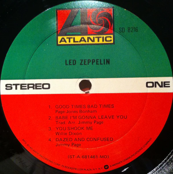 Led Zeppelin – Led Zeppelin (NM/E) – LP, US 1975 - Image 3