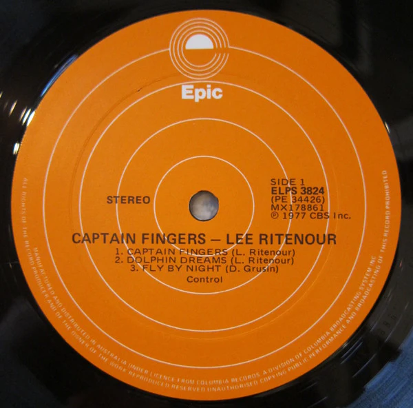 Lee Ritenour – Captain Fingers (E/VG+) – LP, AU 1977 - Image 3