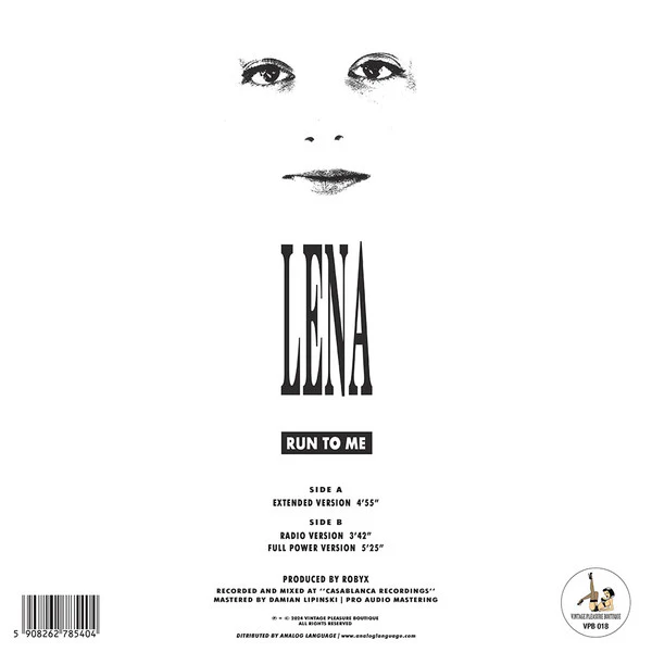 Lena – Run To Me (E/E) – 12", PL 2024 - Image 2
