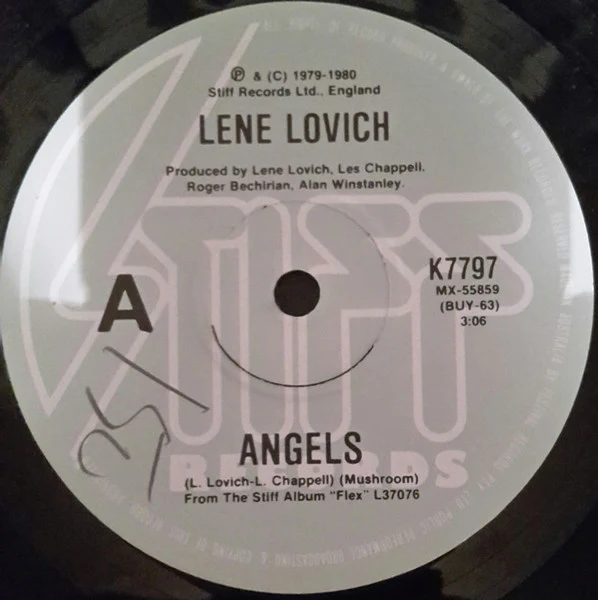 Lene Lovich – Angels (E/E) – 7", AU 1980 - Image 2