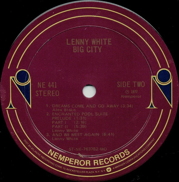 Lenny White – Big City (VG+/VG+) – LP, US 1977 - Image 4