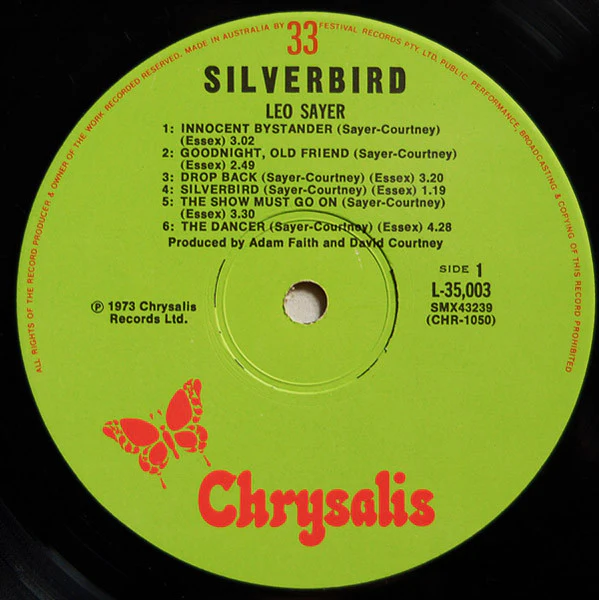 Leo Sayer – Silverbird (VG+/VG+) – LP, AU 1973 - Image 3
