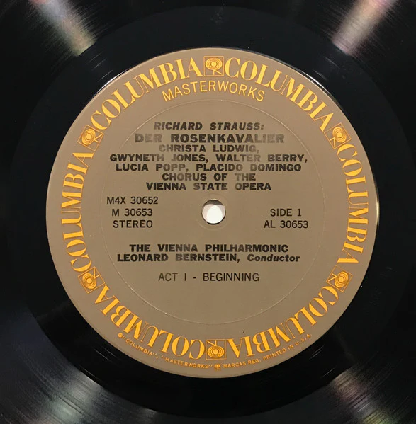Leonard Bernstein, Wiener Philharmoniker, Christa Ludwig, Gwyneth Jones, Walter Berry, Lucia Popp – Der Rosenkavalier (VG+/VG+) – 4xLP, US 1971 - Image 3