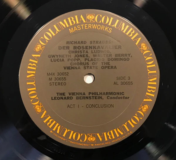 Leonard Bernstein, Wiener Philharmoniker, Christa Ludwig, Gwyneth Jones, Walter Berry, Lucia Popp – Der Rosenkavalier (VG+/VG+) – 4xLP, US 1971 - Image 5