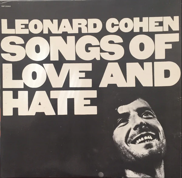 Leonard Cohen – Songs Of Love And Hate (VG/VG+) – LP, AU 1971